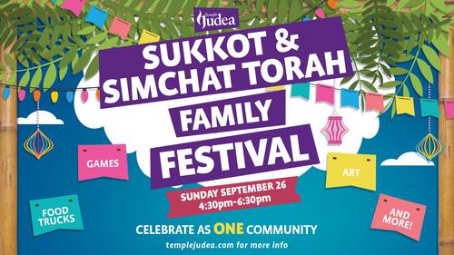 Banner Image for Sukkot & Simchat Torah Family Festival